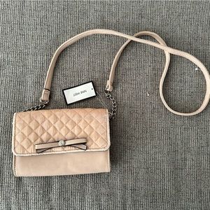 Nine West small pink cross body with removable/extendable strap